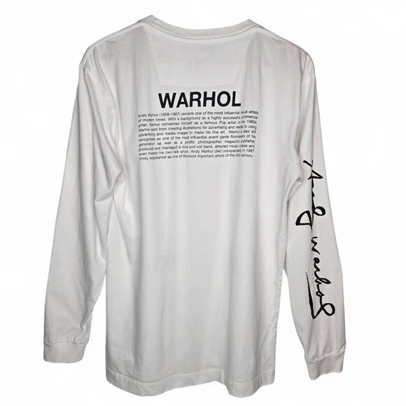 Zara x Andy Warhol Beethoven Long Sleeve Shirt Men's Painting Retro Artist M - Picture 3 of 6